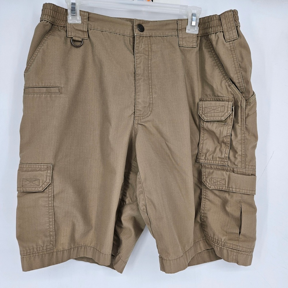 5.11 Tactical Cargo Shorts Mens 36 Taclite Pro‎ Khaki Ripstop Workwear Security